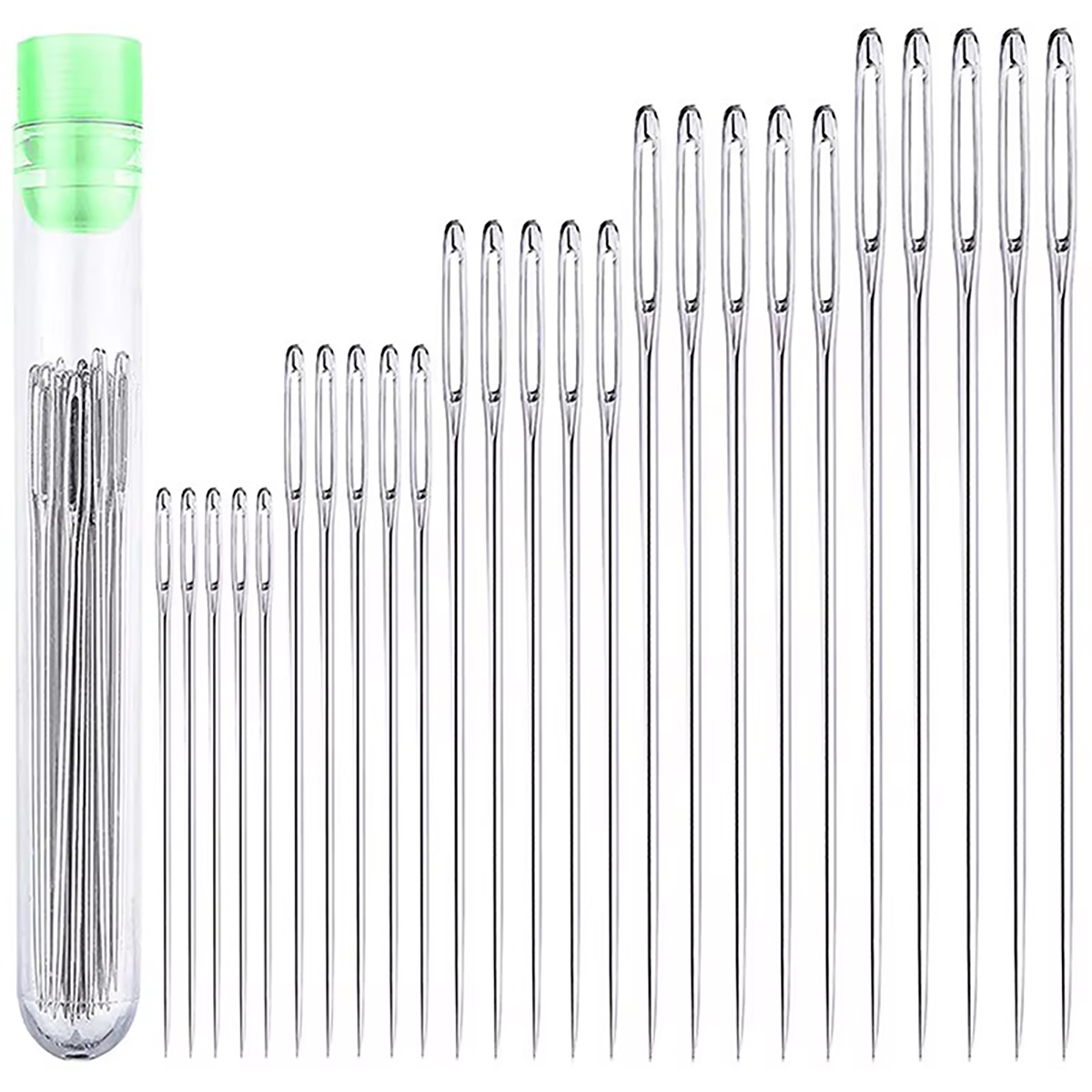 Leatherwork Needles - 25-teiliges Set Große Augennadeln zum Nähen