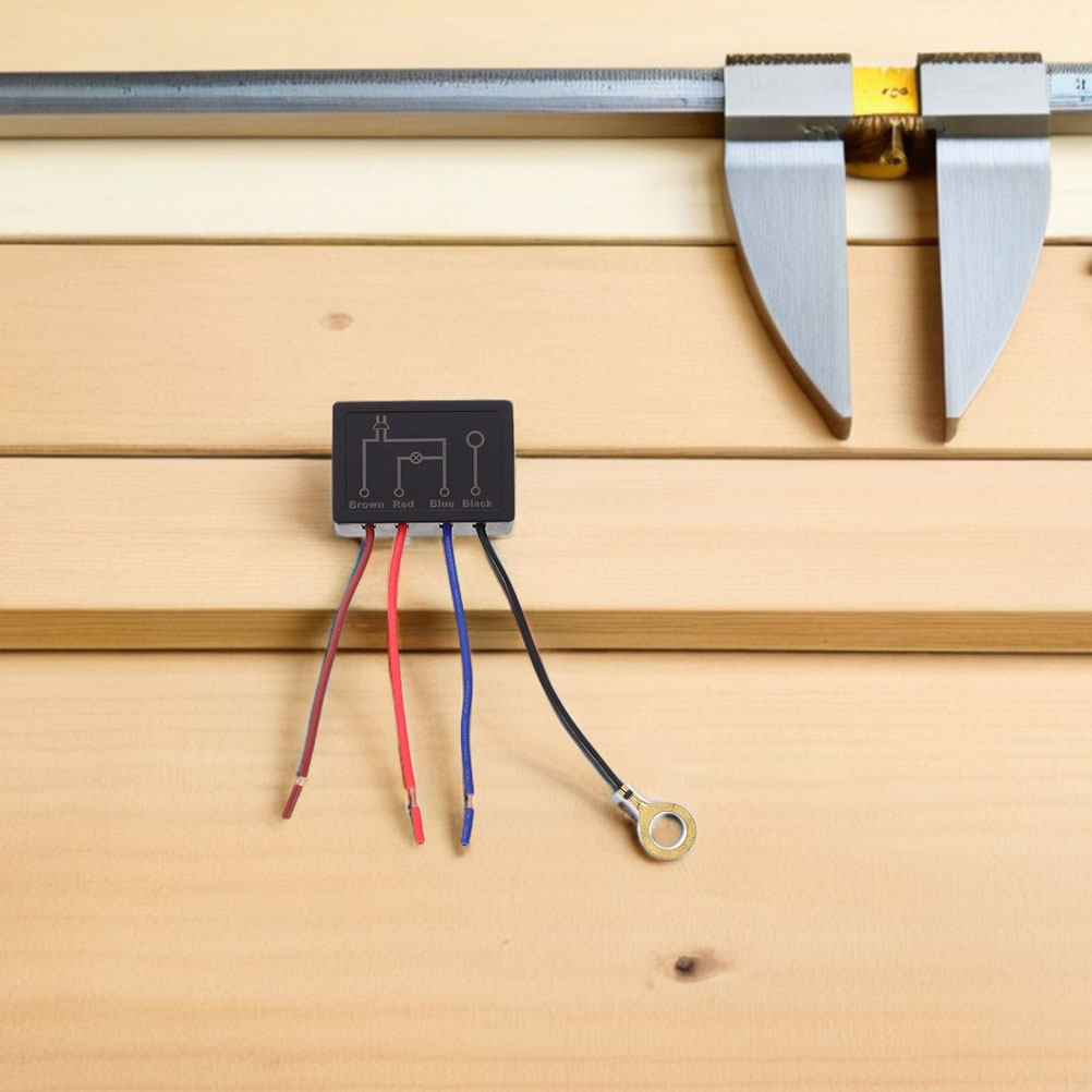 Leatherworking Leveling - 3-teiliger berührungsempfindlicher Lampendimmer-Schalter mit vier Dimmstufen,