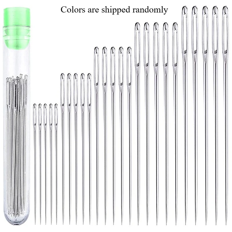 Leatherwork Needles - 25-teiliges Set Große Augennadeln zum Nähen