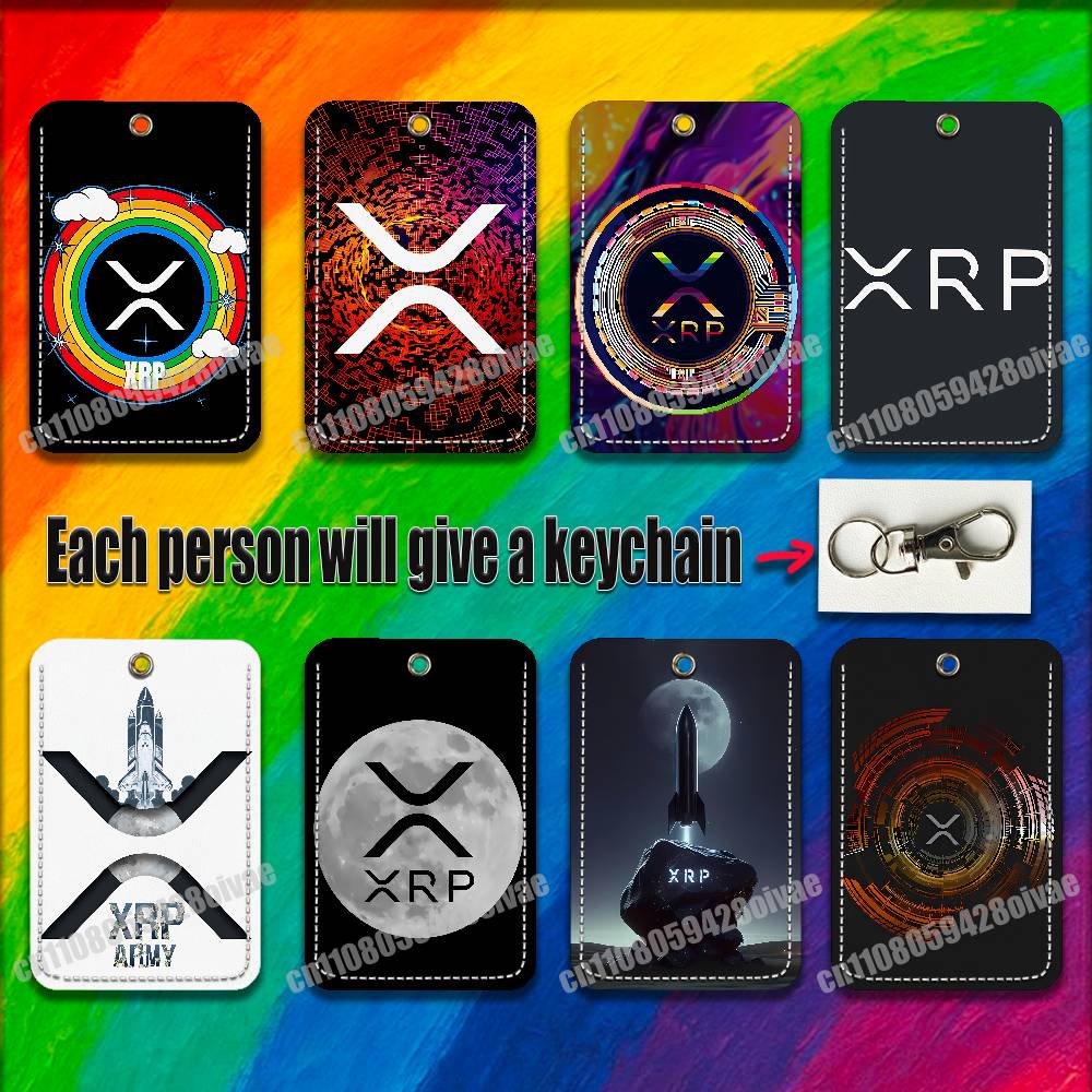 Leatherwork Bag - Xrp Ripple Krypto-Digitale Währung für Ausweishüllen,