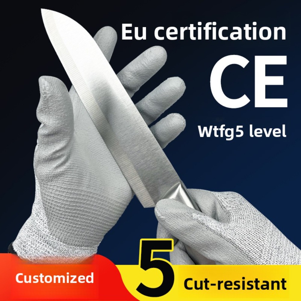 Leatherworking Leveling - Schnittfeste Handschuhe Level 5, HPPE Kevlar