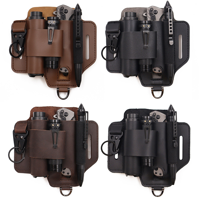 Leatherwork Bag - EDC Taktische Werkzeug Holster Wildnis Überleben