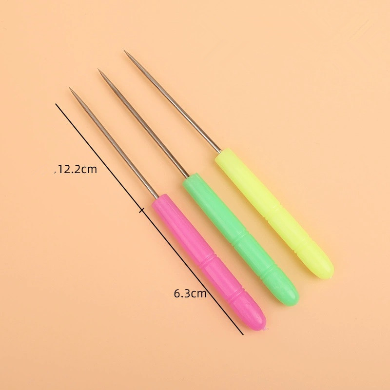 Leatherwork Needles - 10 Stück Lederhandwerk-Nähnadeln mit DIY-Handgriff aus