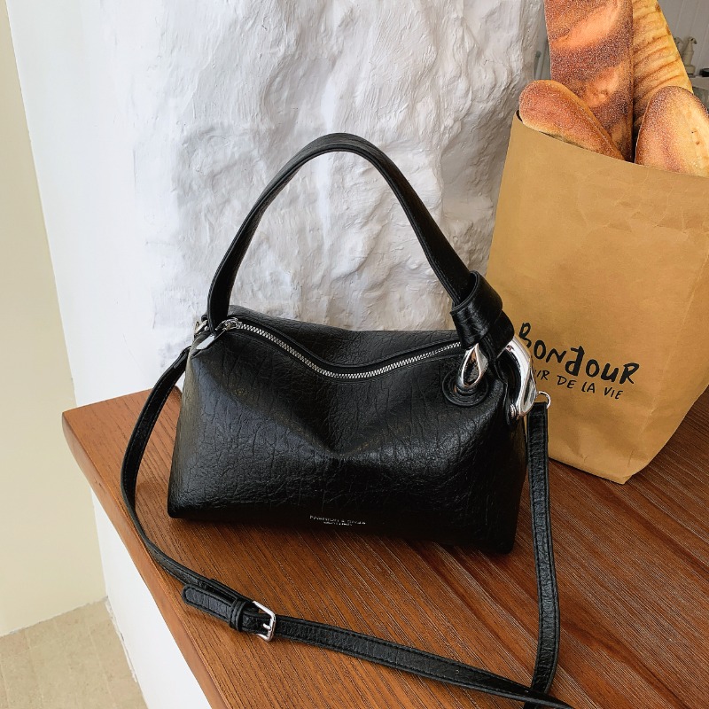 Unique Leather Work - Minimalistische Business-Wickeltasche Damen-Umhängetasche aus Leder Einzigartige