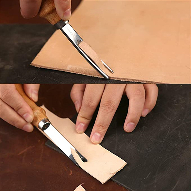 Leatherwork Projects - Praktisches Lederhandwerk, Kantenschräger, Schälabschrägung, Schneiden, DIY,
