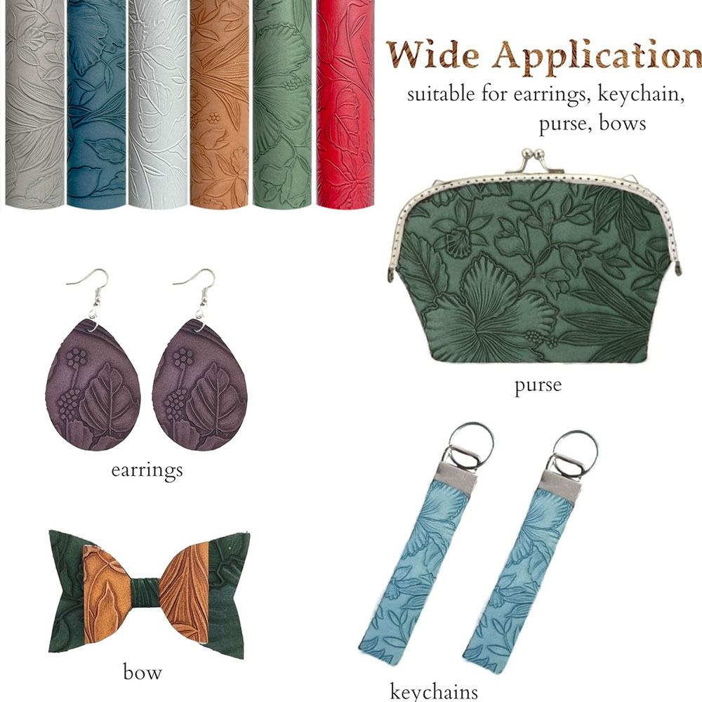Vintage Blume geprägt Kunstled – Leatherwork Needles Bewertung und Preis