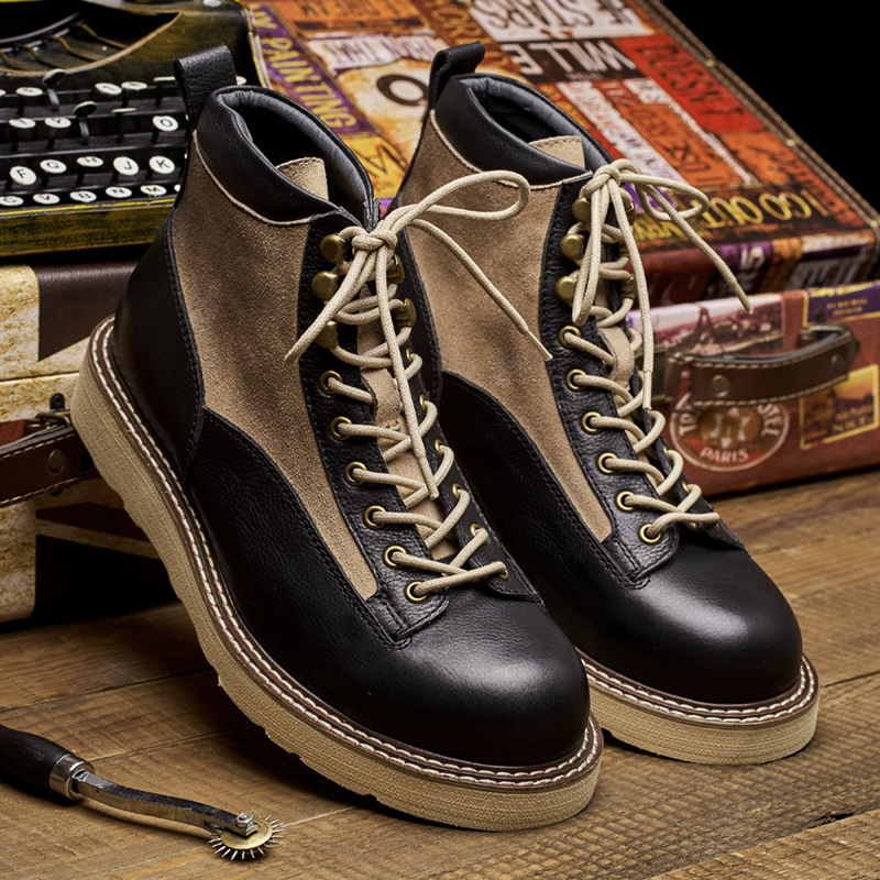 Herren-Arbeitsstiefel mit kurz – Vintage Leatherwork Bewertung und Preis
