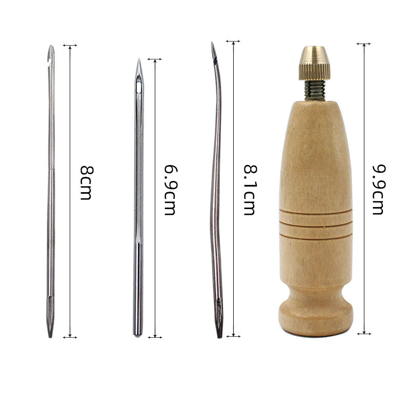 1 Set DIY Leder-Nähset mit Hol – Leatherwork Needles Bewertung und Preis