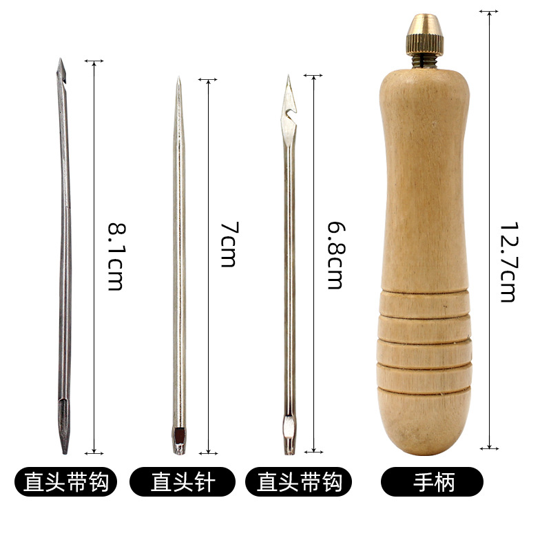 1 Set DIY Leder-Nähset mit Hol – Leatherwork Needles Bewertung und Preis