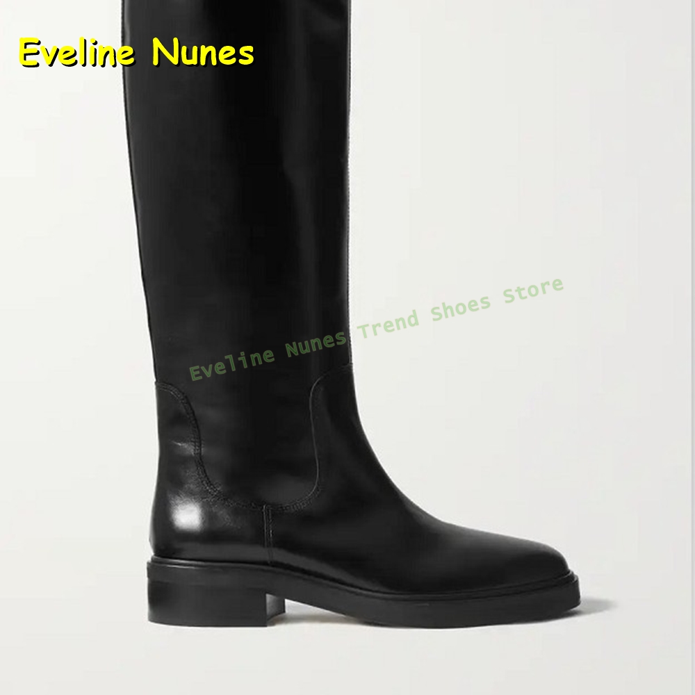 Schwarze Leder-Kniehohe Reitst – Leatherwork Boots Bewertung und Preis