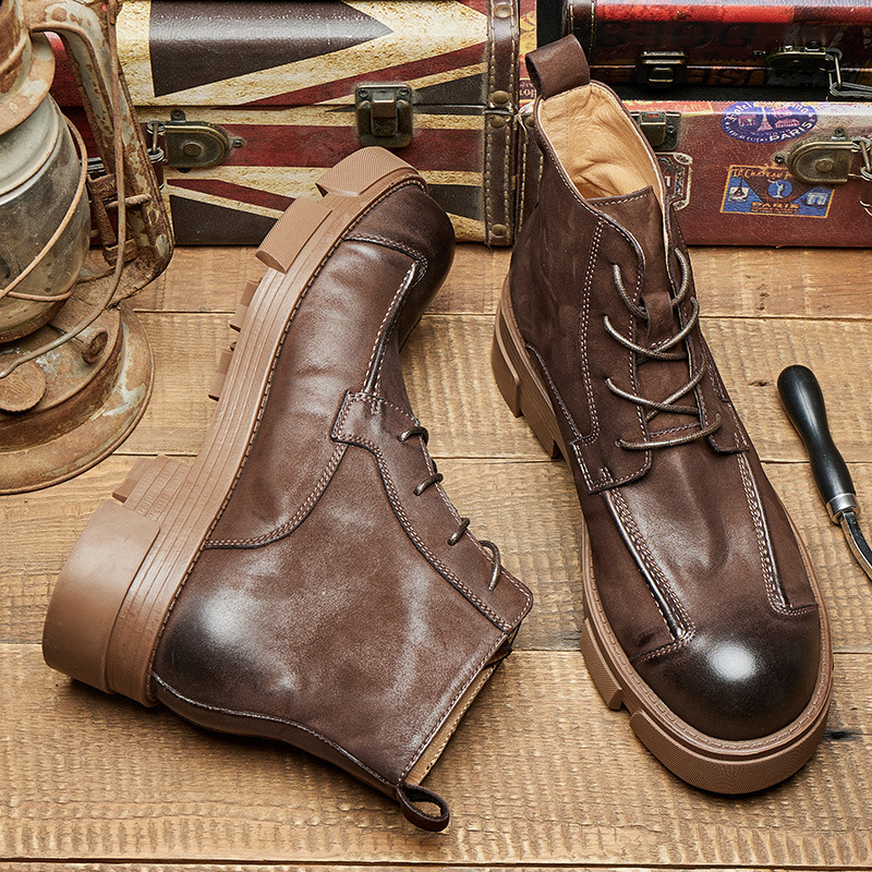 Herren-Kampfstiefel im britisc – Leatherwork Boots Bewertung und Preis