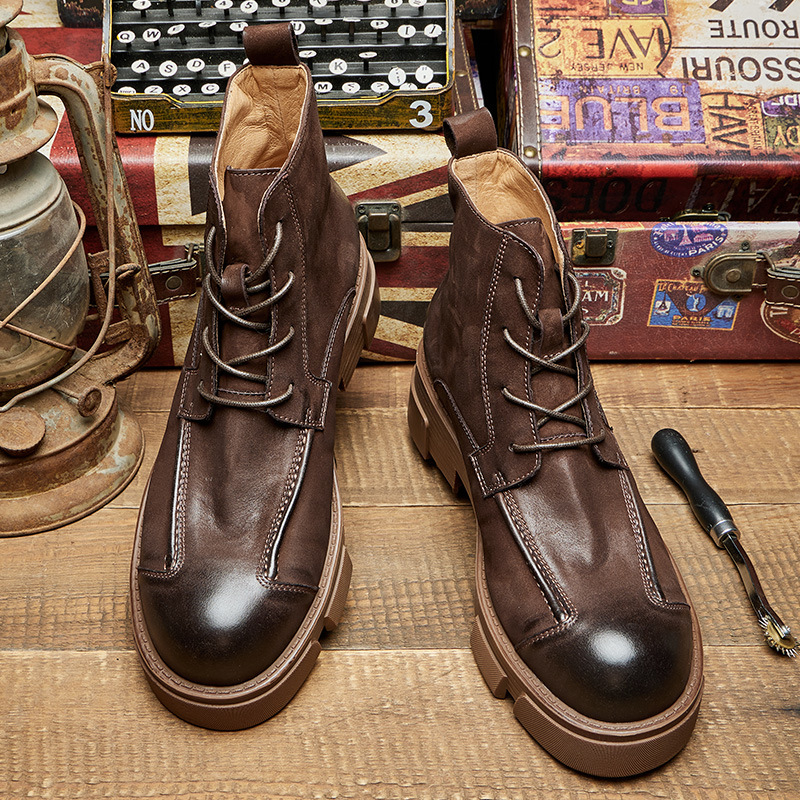 Herren-Kampfstiefel im britisc – Leatherwork Boots Bewertung und Preis