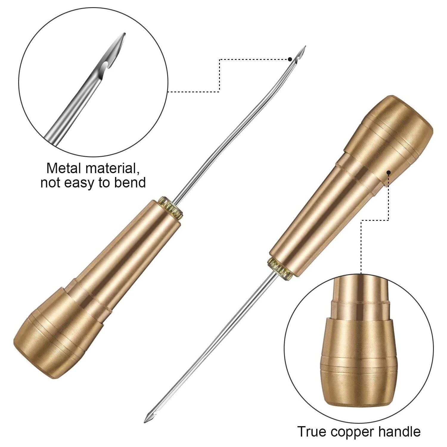 Leder-Nähset zum Selbermachen, – Leatherwork Needles Bewertung und Preis