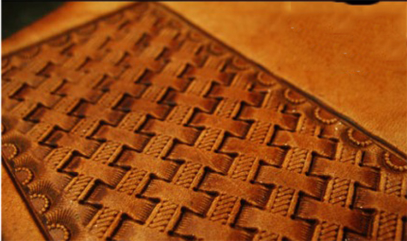 Gewebtes Muster Handarbeit ein – Unique Leather Work Bewertung und Preis