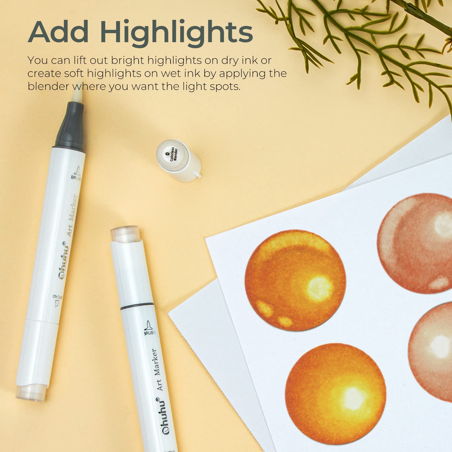 Ohuhu Honolulu Farbloser Mixer – Copic Marker Sketch Bewertung und Preis