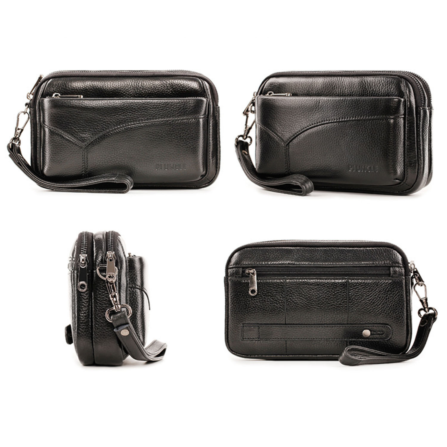Herren-Clutch aus echtem Leder – Vintage Leatherwork Bewertung und Preis