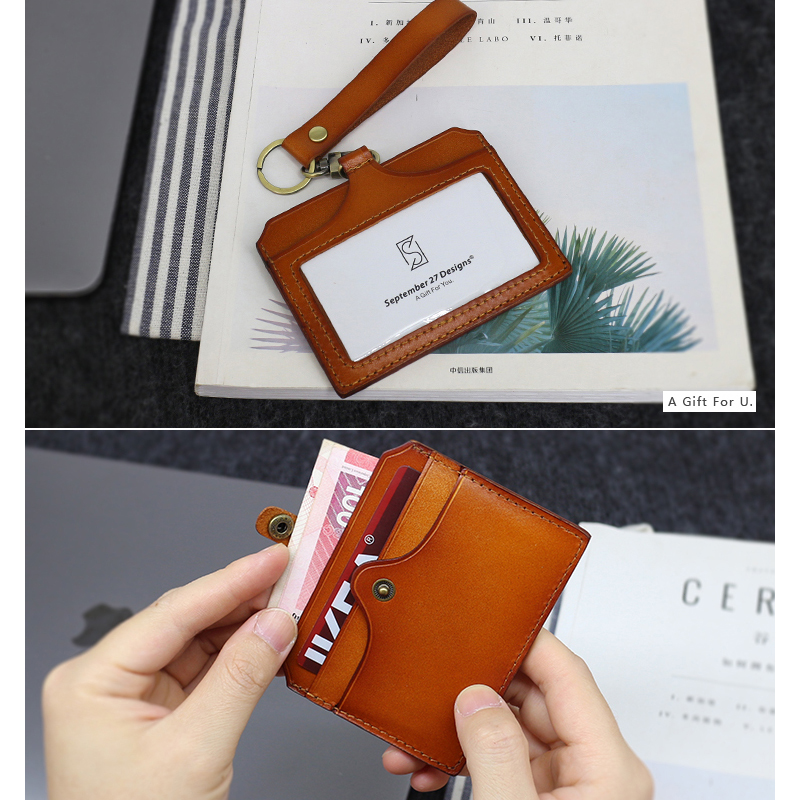 ID-Abzeichen für Büroarbeit ec – Vintage Leatherwork Bewertung und Preis