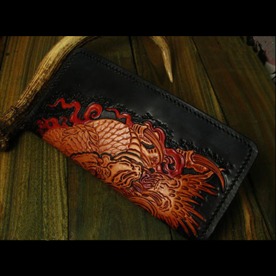 Drachenmuster Handgefertigte e – Unique Leather Work Bewertung und Preis