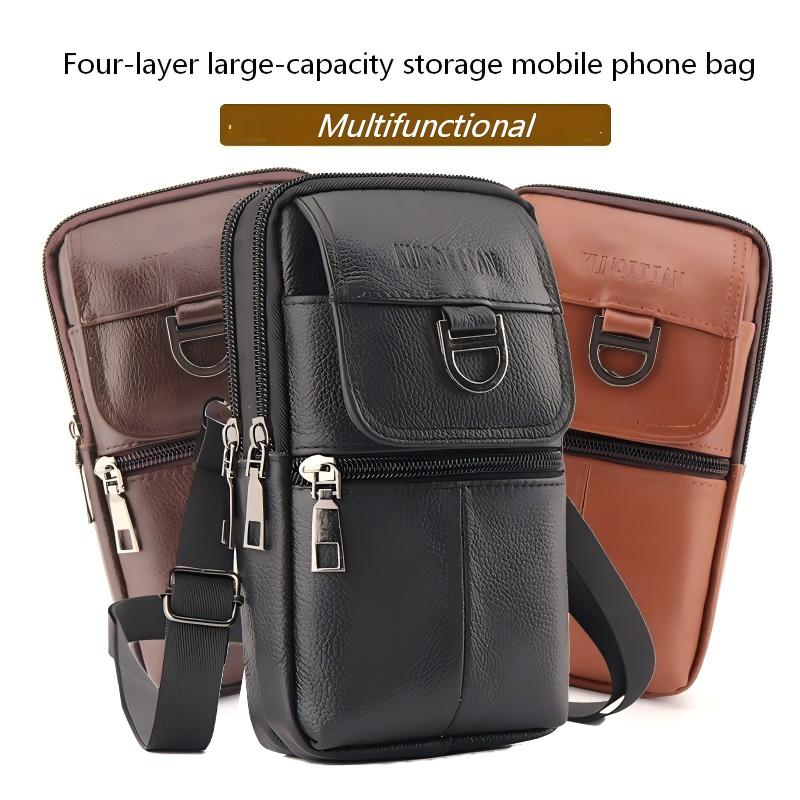 Herren-Leder-Gürteltasche - Gr – Leatherwork Bag Bewertung und Preis